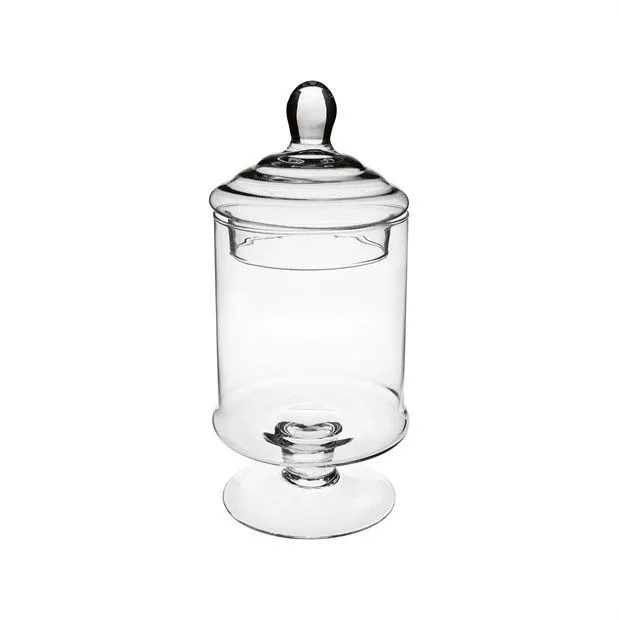 ALE Import Bomboniera Portaconfetti Glass H 240 Mm D 120 Mm Transparen