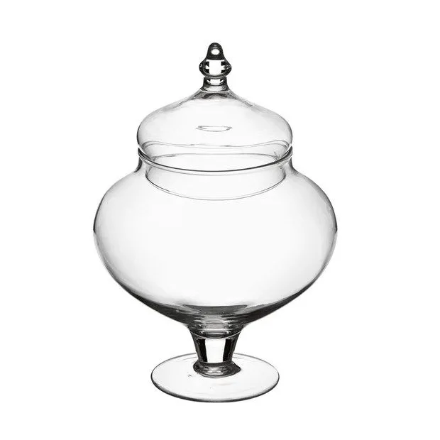 ALE Import Bomboniera Portaconfetti Glass H 260 Mm D 180 Mm Transparen