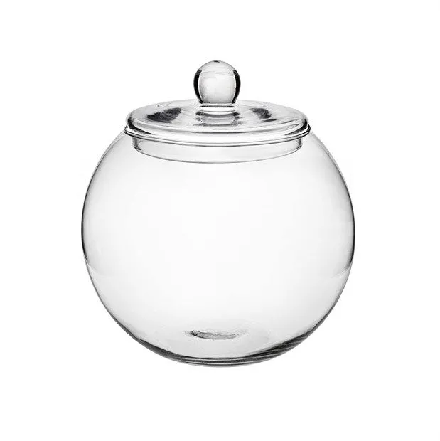 ALE Import Bomboniera Sphere with Cover Glass Confetti Holder H 260 Mm