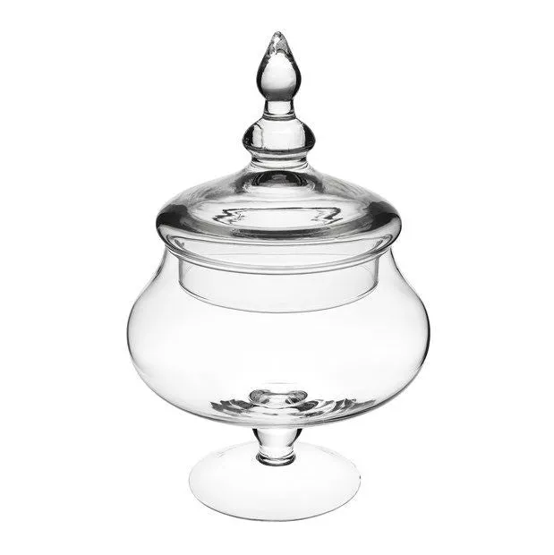 ALE Import Bomboniera Confetti Holder H 270 Mm D 110 Mm Glass