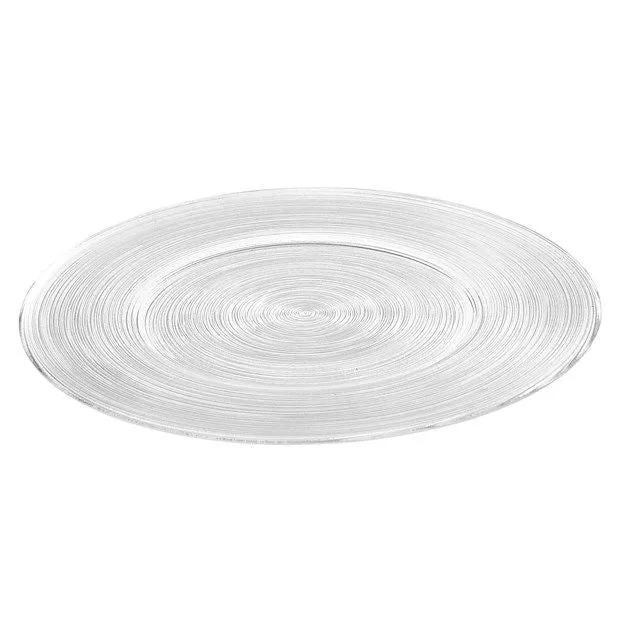 ALE Import Round Plate D 330 Mm White Glass