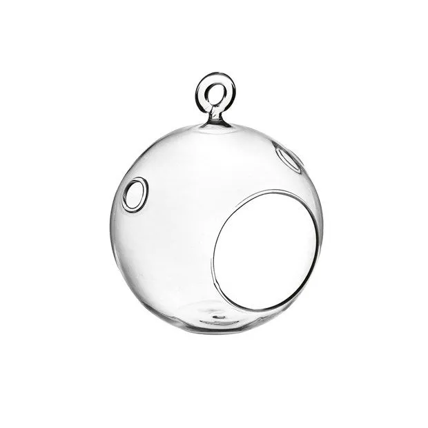 ALE Import Decorative Christmas Sphere Glass Pendant H 115 Mm D 100 Mm