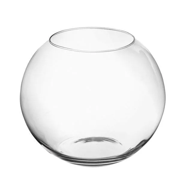 ALE Import Glass Sphere H 100 Mm D 120 Mm Mouth D 81 Mm