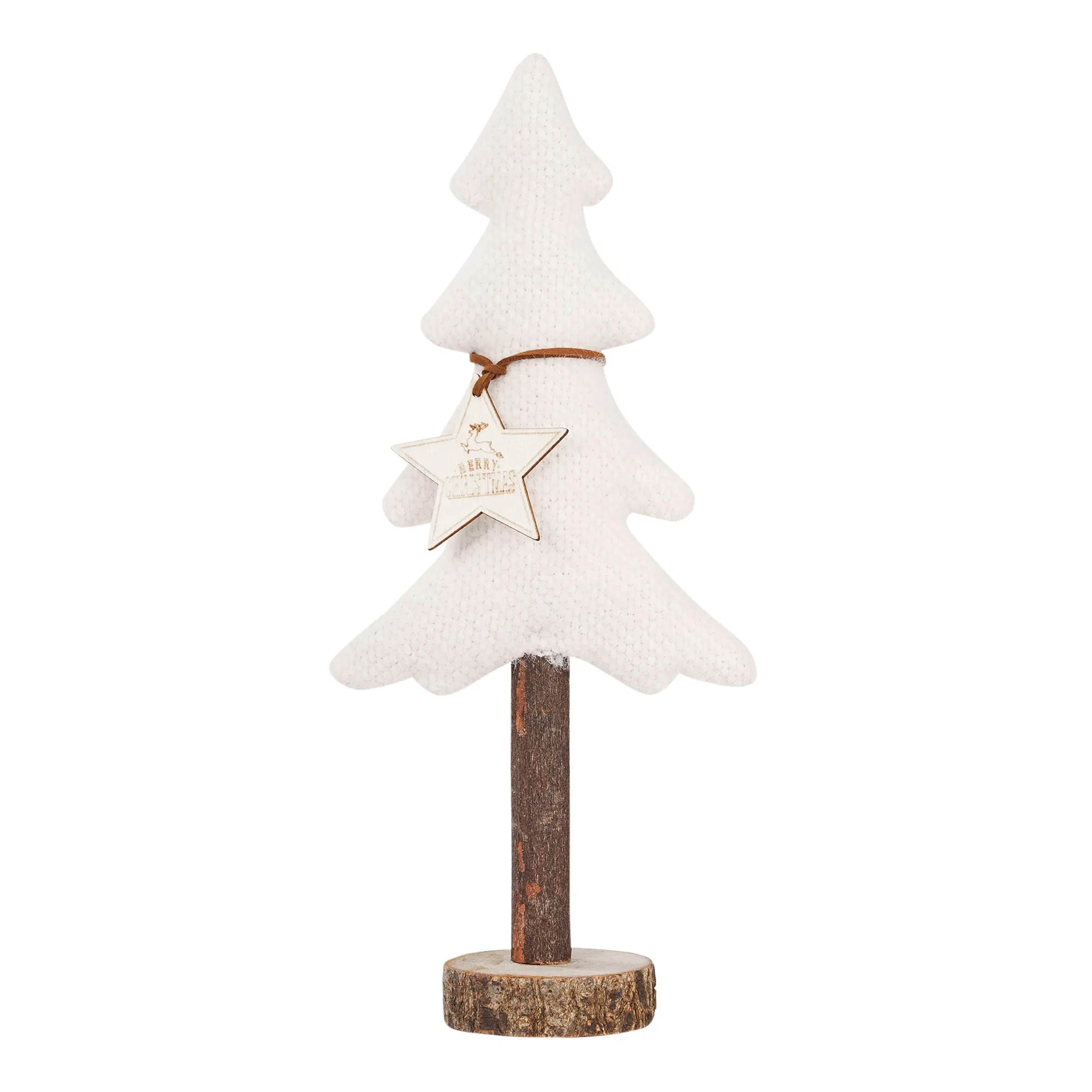 ARPIMEX Fabric Christmas Tree H 33 Cm White