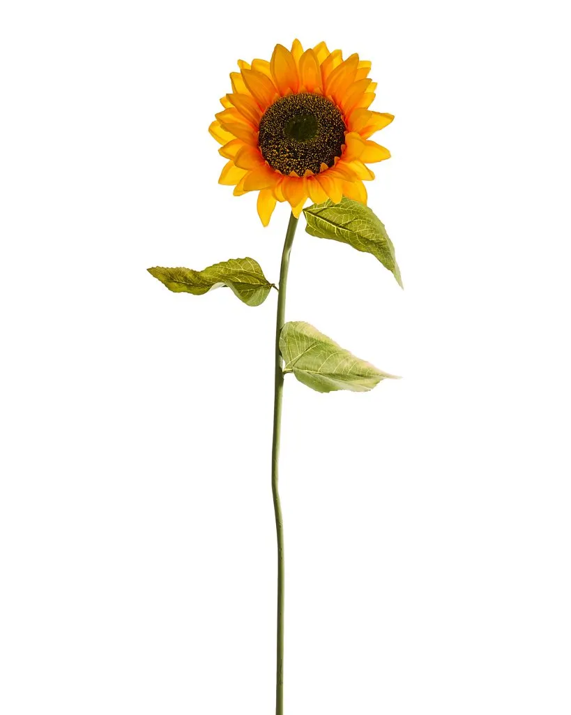 ARPIMEX Artificial Sunflower H 100 Cm D 25 Cm Yellow Green