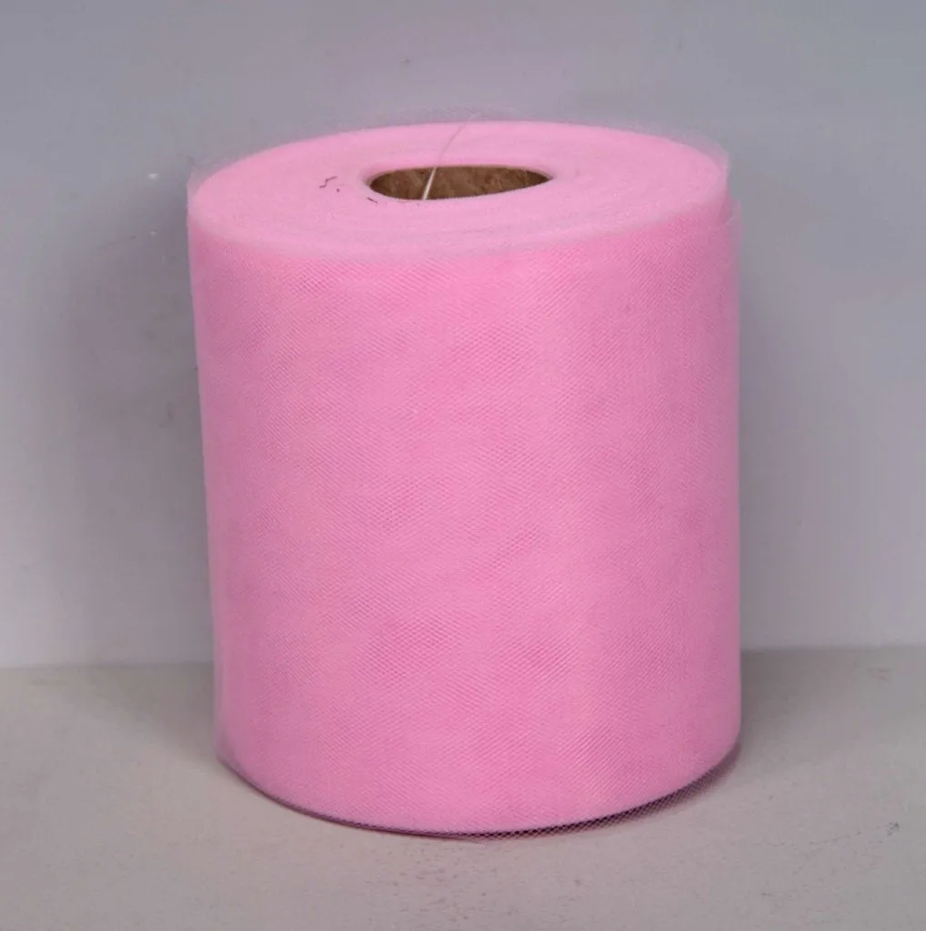 ARPIMEX Tulle Roll H 12.5 Cm L 100 Mt Pink
