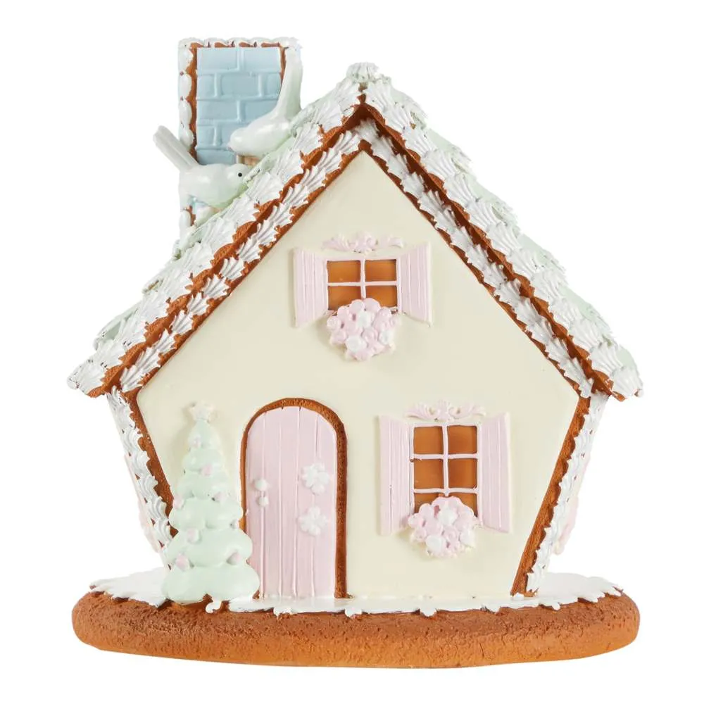 ARPIMEX Candy Christmas House with Led 16 x 16 x 17 Cm Resin