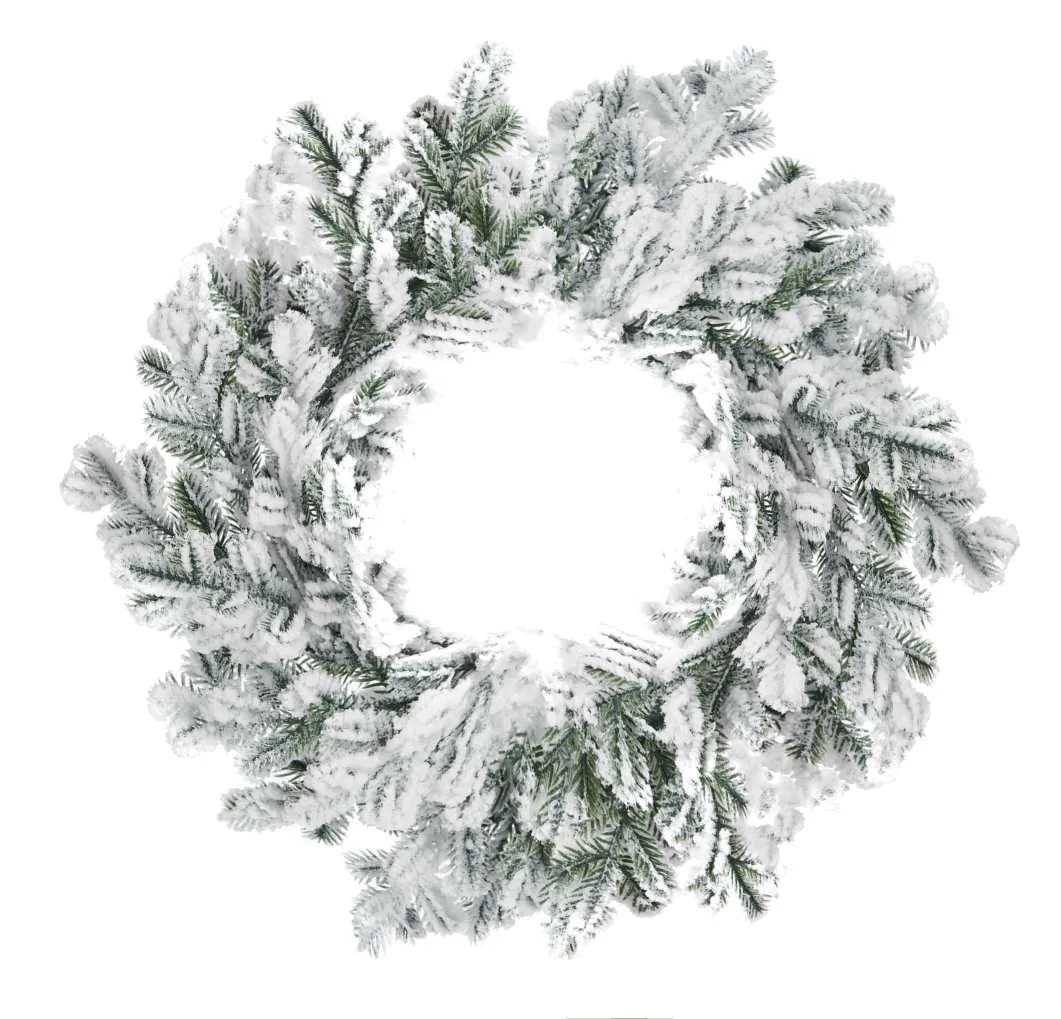 ARPIMEX Christmas Wreath Pine Winter Majesty D 30 Cm Snowy White