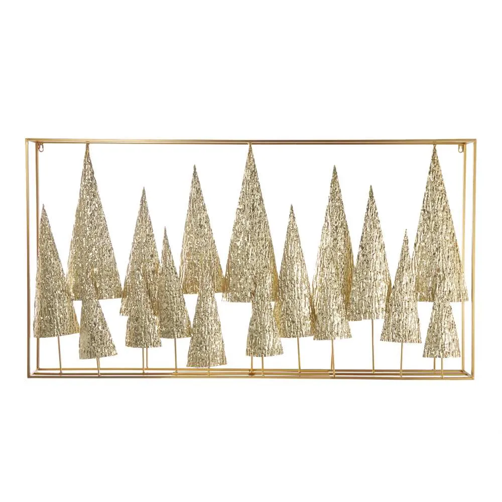 ARPIMEX Christmas Tree Decorations 140 x 10.5 x 75 Cm Gold Metal