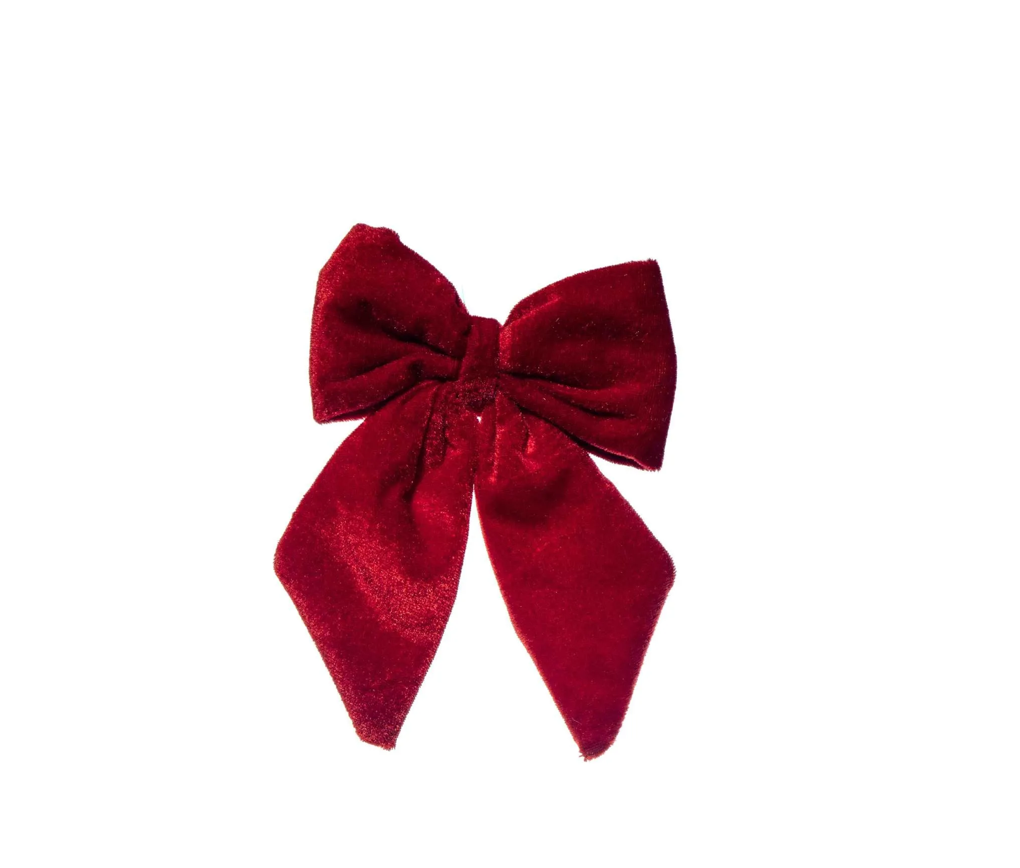 ARPIMEX Christmas Bow Velvet 13 x 15 Cm Burgundy