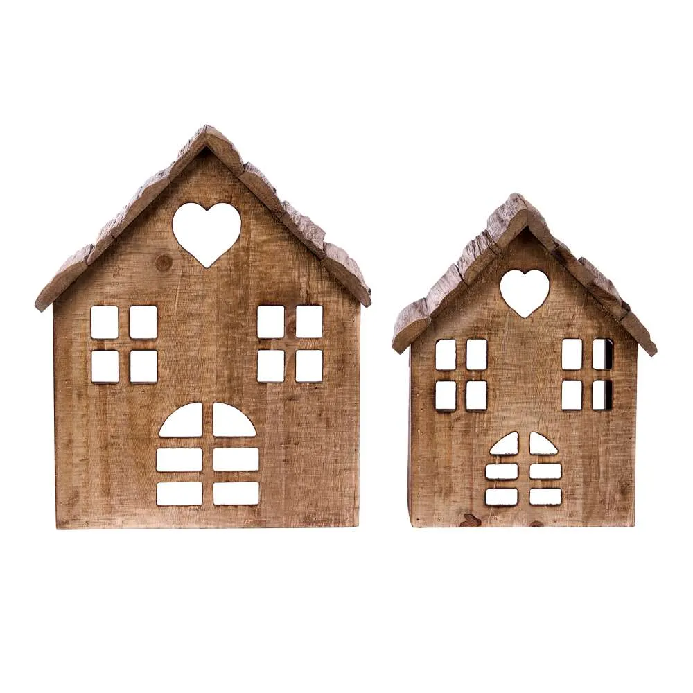 ARPIMEX Christmas Set 2 Wooden Christmas Boxes MG 26.5 x 14 x 31 Cm Br