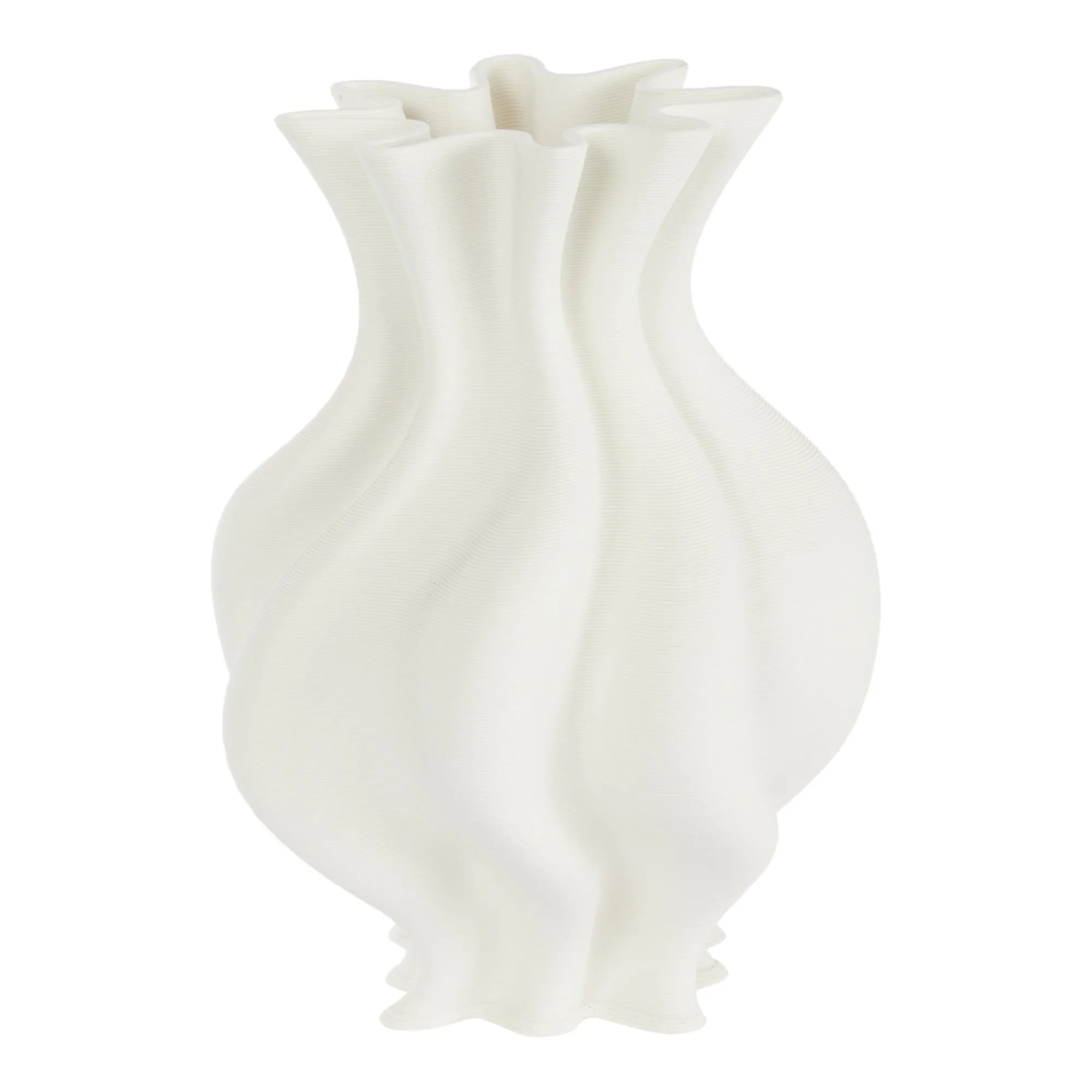 ARPIMEX Ceramic Vase 17.5 x 28 Cm White