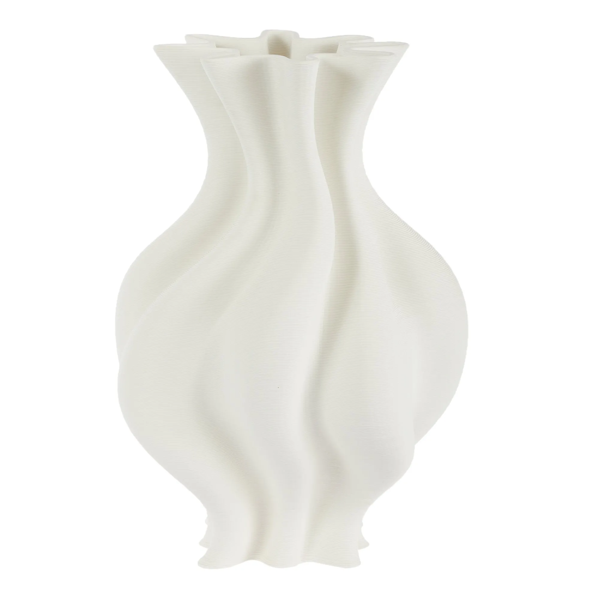 ARPIMEX Ceramic Vase 23 x 34.5 Cm White