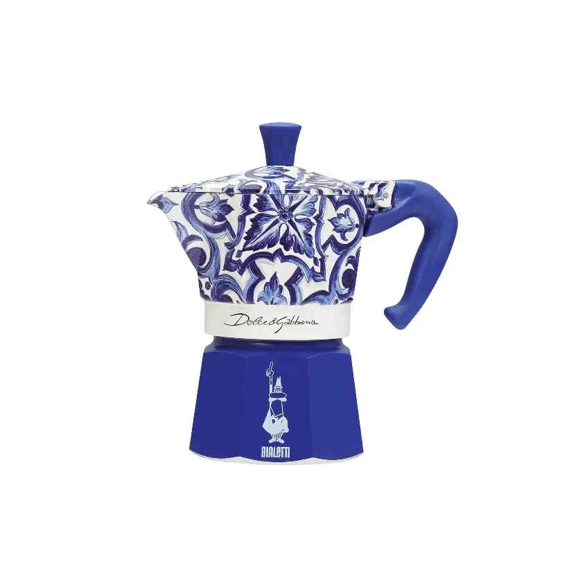 Bialetti Moka Express Dolce&Gabbana Mediterranean Blue 3 Cups