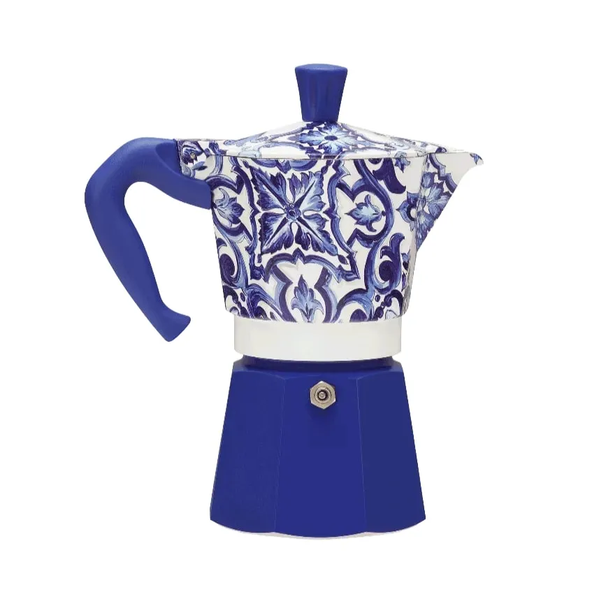 Bialetti Moka Express Dolce&Gabbana Mediterranean Blue 6 Cups