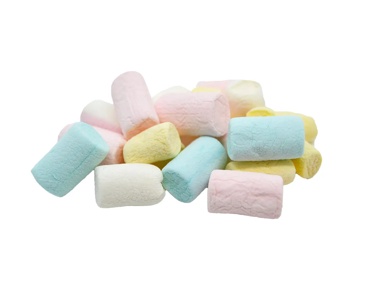 Biribaò Marshmallows Chalks Mix Colored Bulgarians 1 Kg Bag