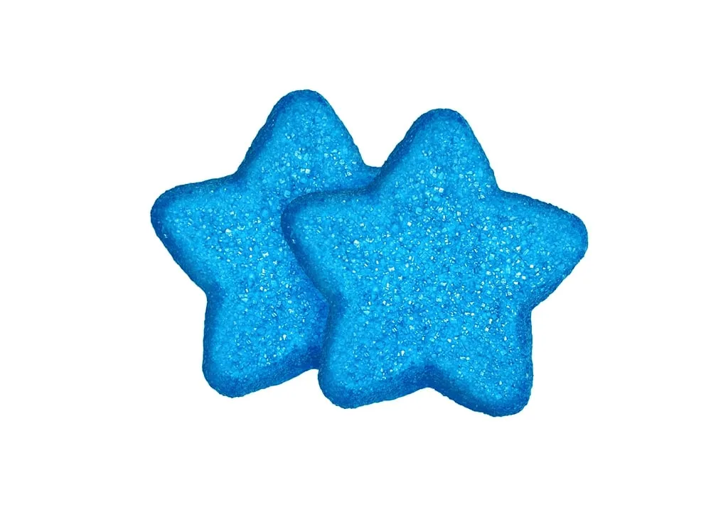 Biribaò Marshmallows Stars Light Blue Bag 900 Gr
