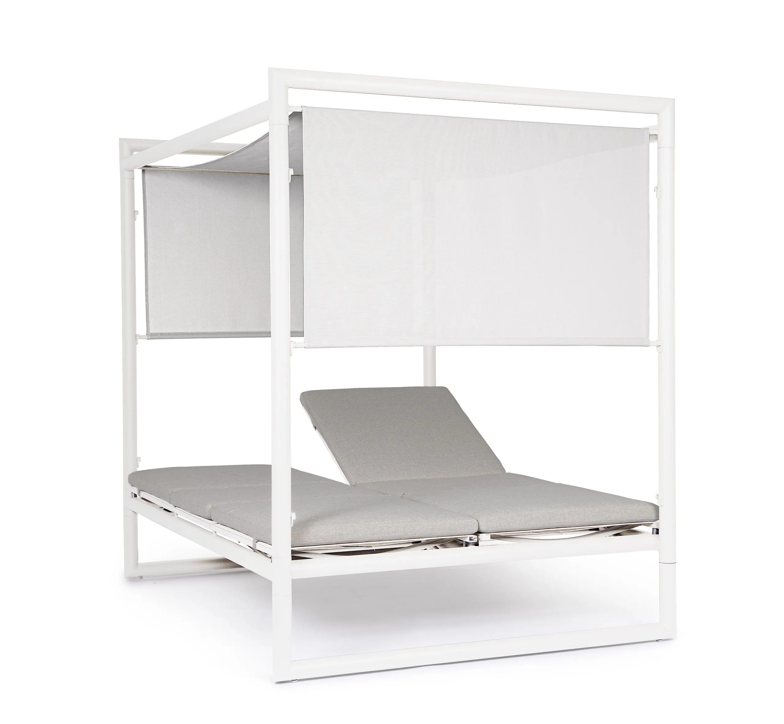 Bizzotto Daybed Konnor White Aluminum Frame 213 x 149 x 196 Cm Water-R