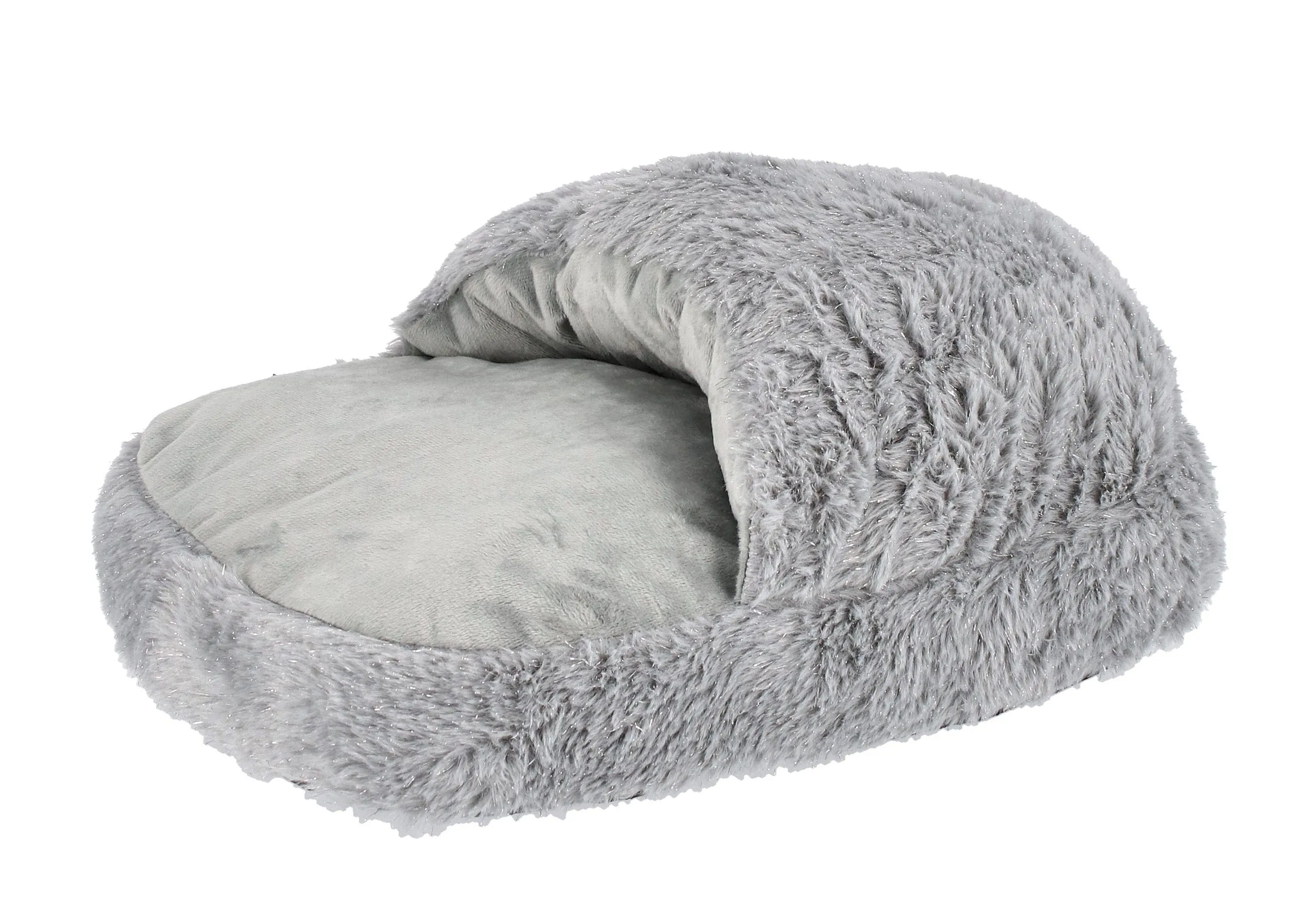 Bizzotto Giant Christmas Slipper Ginger Grey