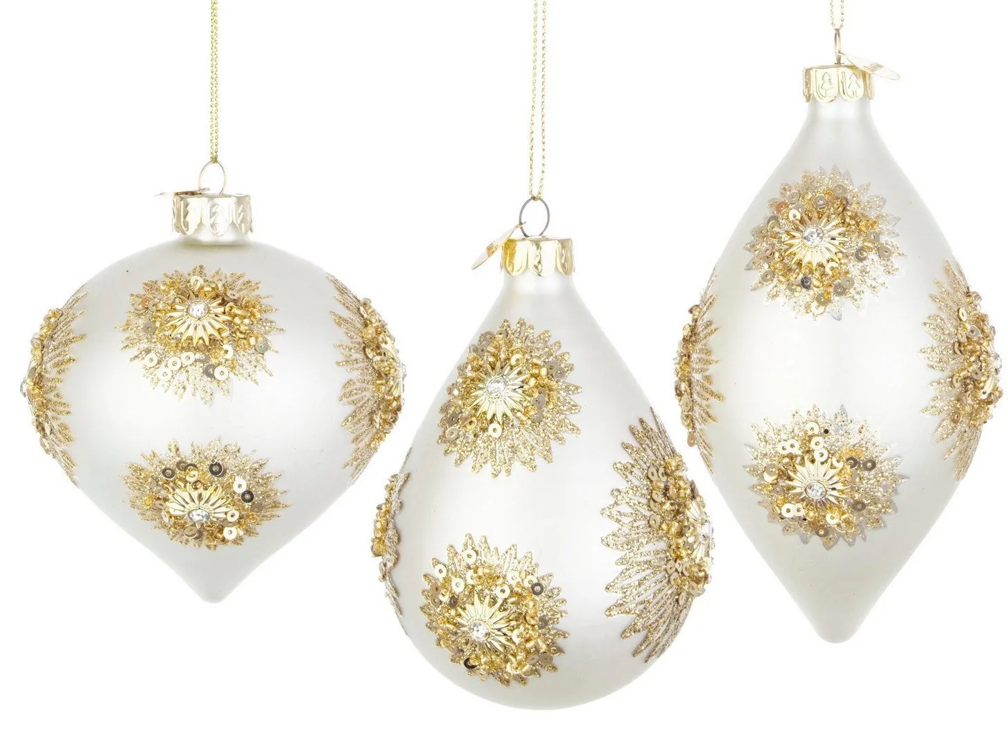 Bizzotto Christmas Pendant Vt Fairy White Assorted 1 Pcs