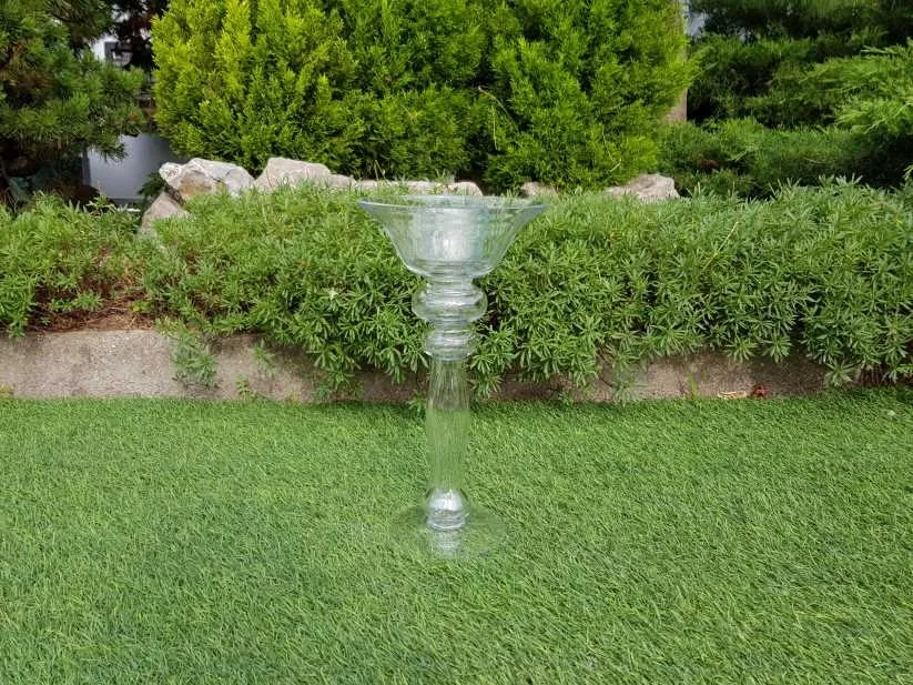 BONTURI CASA HOME DECORATION Mary 35 Clear Cake Stand 18.5 x H 29 Cm G