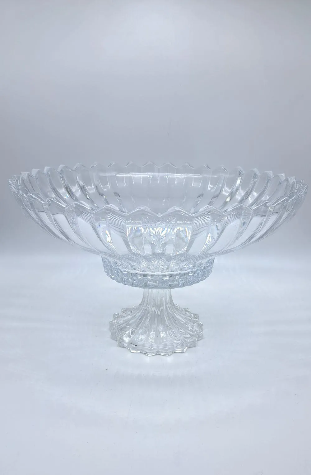 BONTURI CASA HOME DECORATION Big Glass Cake Stand Janice D 32 Cm H 20