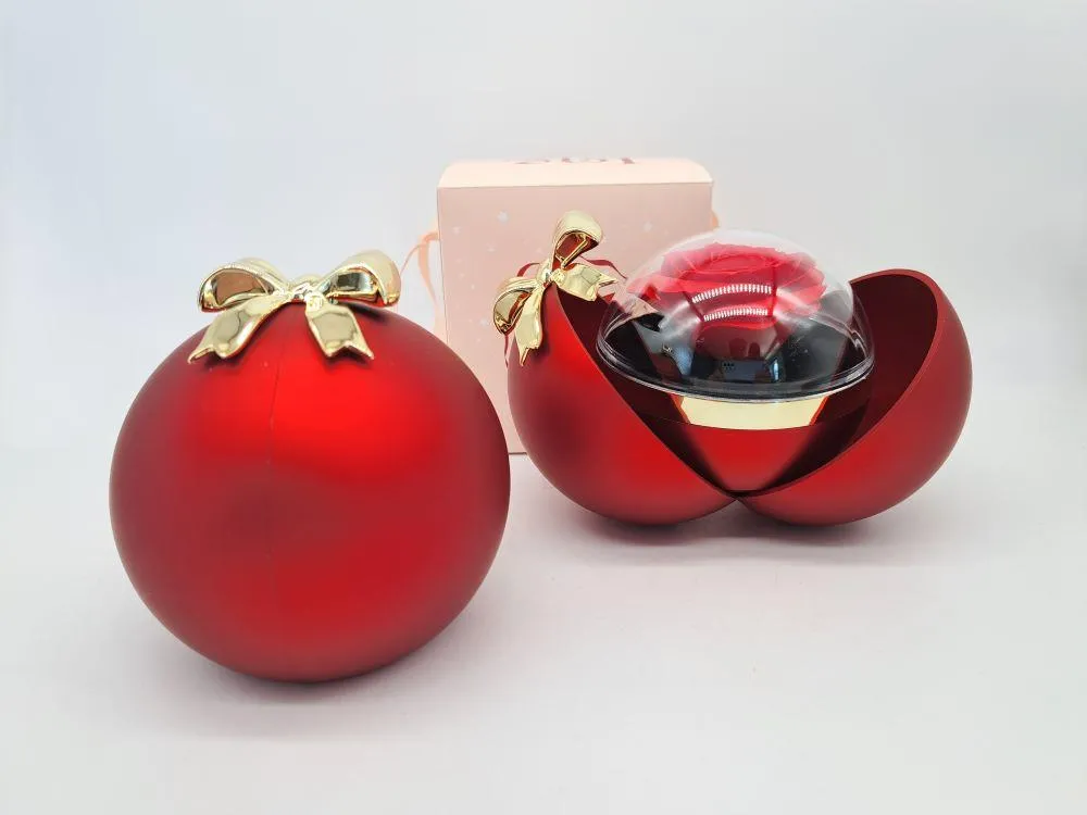 BONTURI CASA HOME DECORATION Single Pink Christmas Sphere Treasure Che