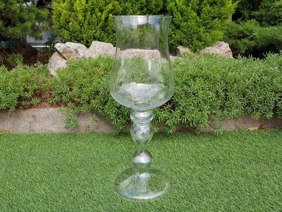 BONTURI CASA HOME DECORATION Jenny 54 Clear Glass H 54 Cm D 17.5 / 20.