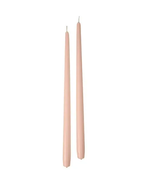 Cereria Di Giorgio Conical Candles D 2.2 Cm H 40 Cm Powder 6 Pcs