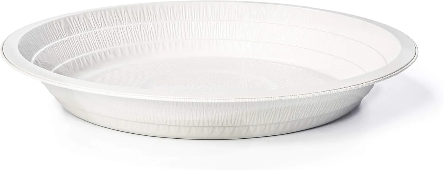 Contital Disposable Deep Plates White Lacquered Aluminum D 210 Mm Cf 2