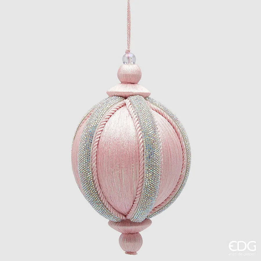 EDG Enzo De Gasperi Christmas Decoration Jewel Ball H 16 Cm D 10 Cm Pi