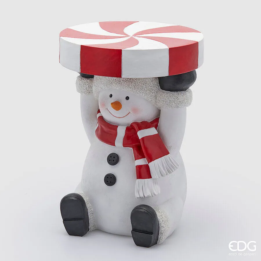 EDG Enzo De Gasperi Christmas Stand Snowman Candy Decor H 54 Cm D 38.5