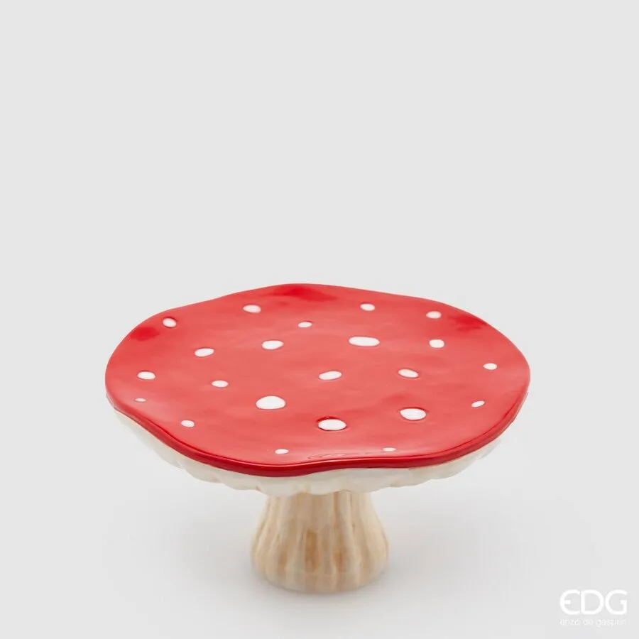 EDG Enzo De Gasperi Mushroom-Shaped Christmas Stand H 9 Cm D 17.5 Cm W