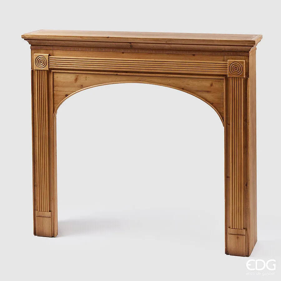 EDG Enzo De Gasperi Christmas Frame Fireplace Circles H 102 Cm 24 x 11