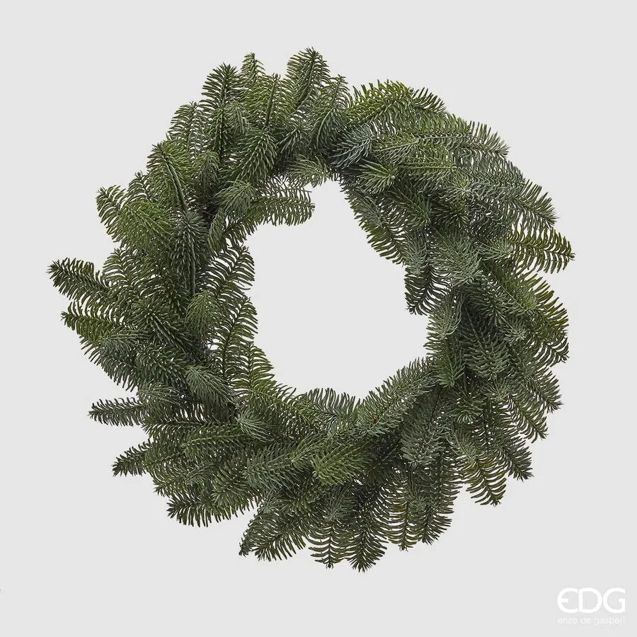 EDG Enzo De Gasperi Christmas Wreath Pine Nobilis West D 56 Cm Green 1