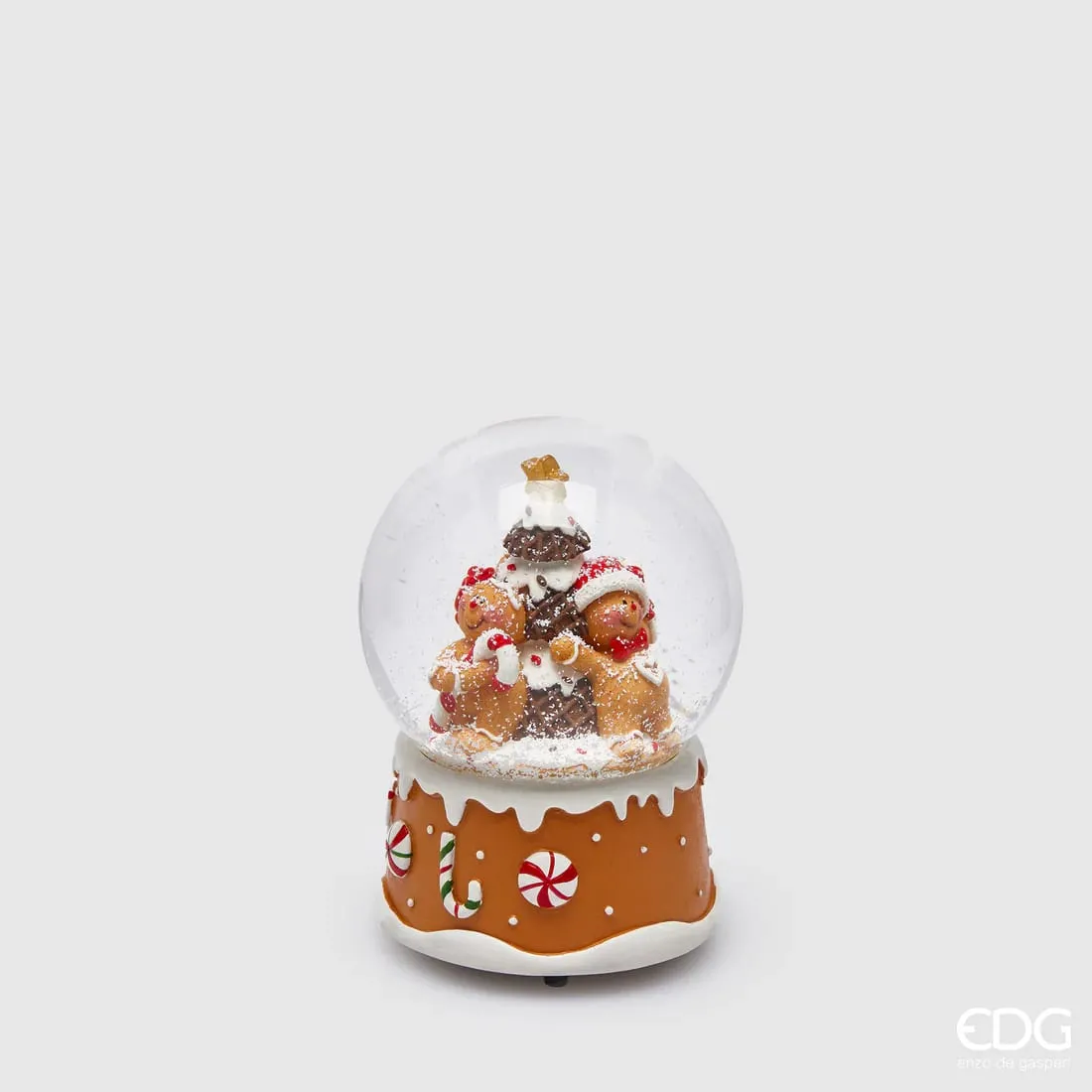 EDG Enzo De Gasperi Christmas Decoration Sphere Water Biscuit Marzipan