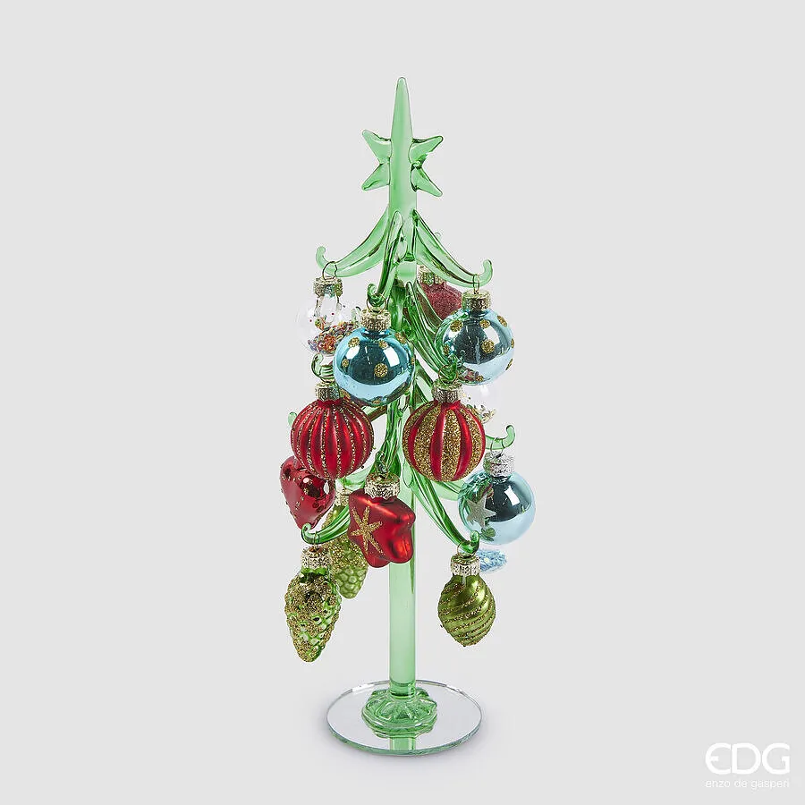 EDG Enzo De Gasperi Christmas Decoration Pine Decorations X 12 H 26 Cm