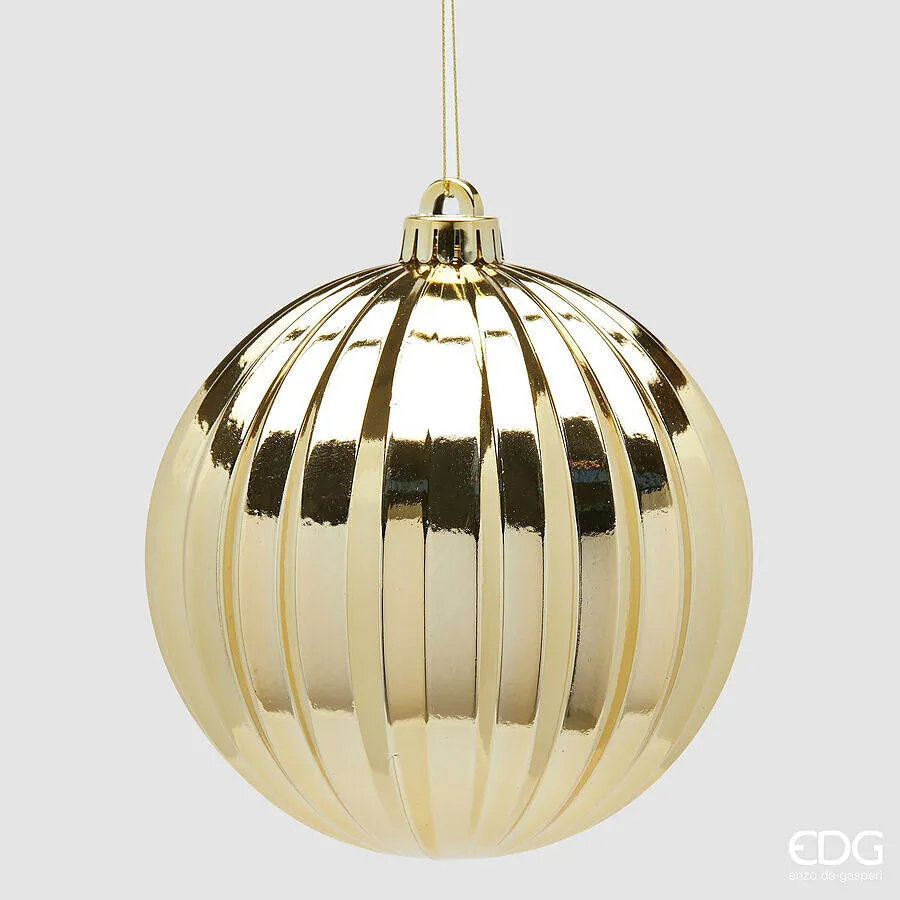 EDG Enzo De Gasperi Addobbo Natale Pala Spicchi D 15 Cm Gold