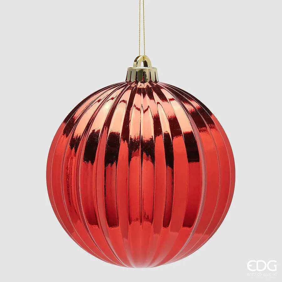 EDG Enzo De Gasperi Addobbo Natale Pala Spicchi D 15 Cm Red