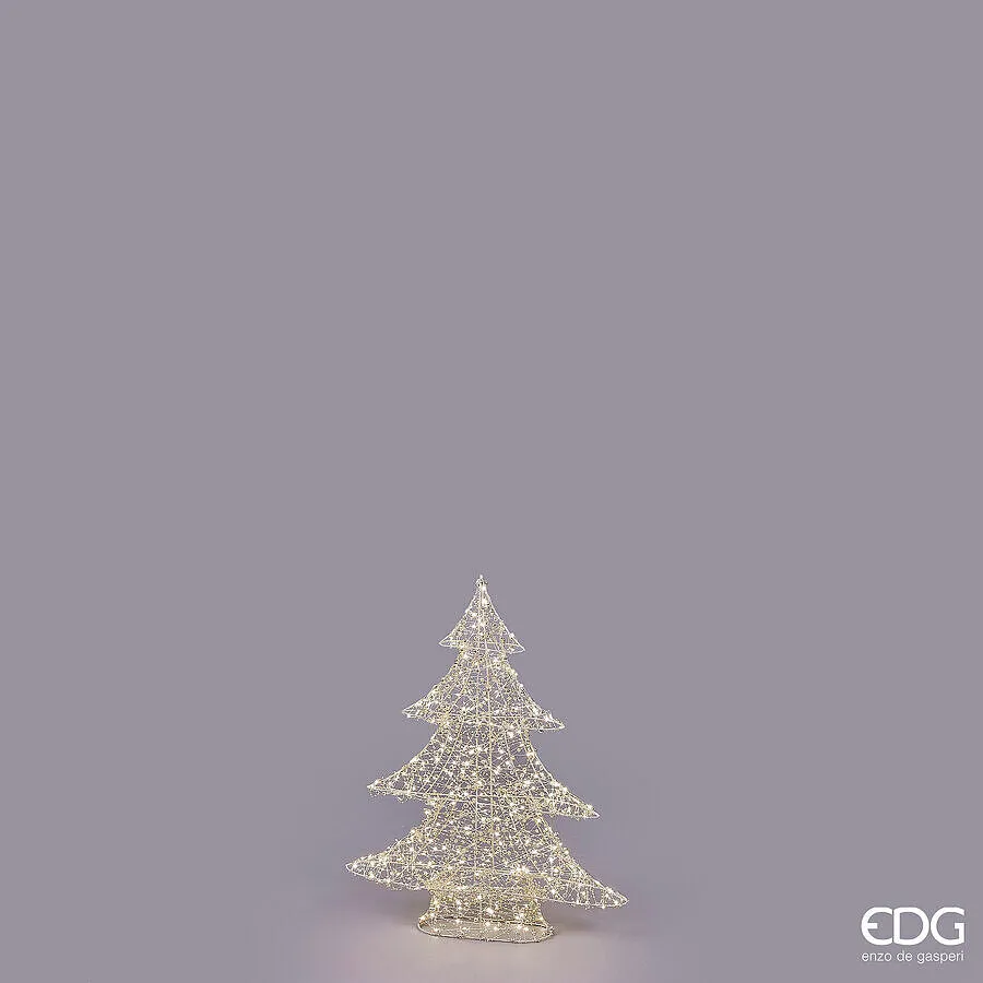EDG Enzo De Gasperi Christmas Tree Led Pearls 400 MicroLed H 59 Cm W 4