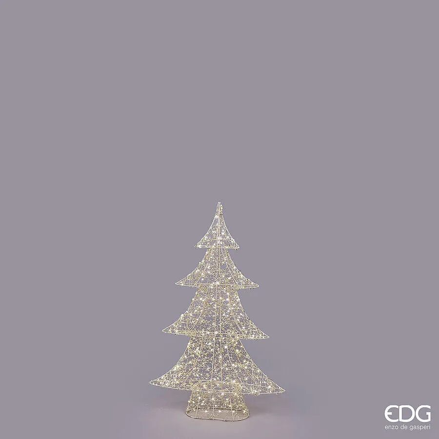 EDG Enzo De Gasperi Christmas Tree Led Pearls 500 MicroLed H 80 Cm W 5