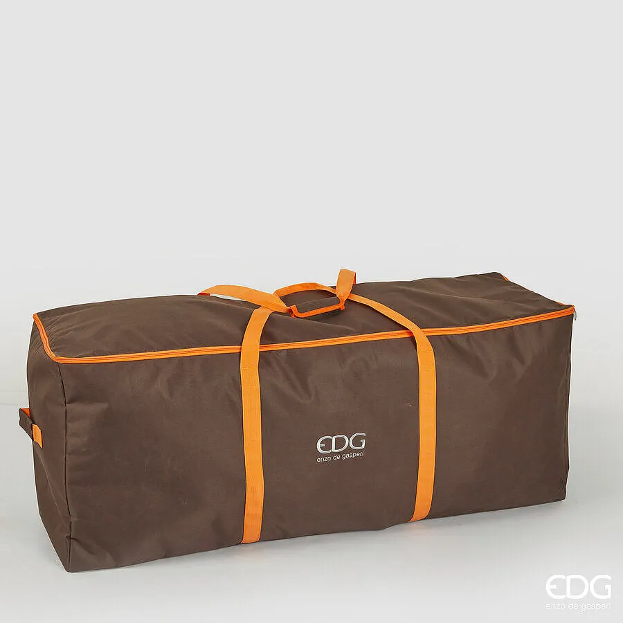 EDG Enzo De Gasperi Christmas Tree Bag H 50 cm W 120 cm L 38 cm Brown