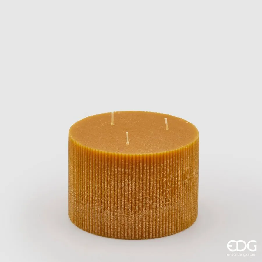 EDG Enzo De Gasperi Dorica Candle H 10 Cm D 15 Cm Amber
