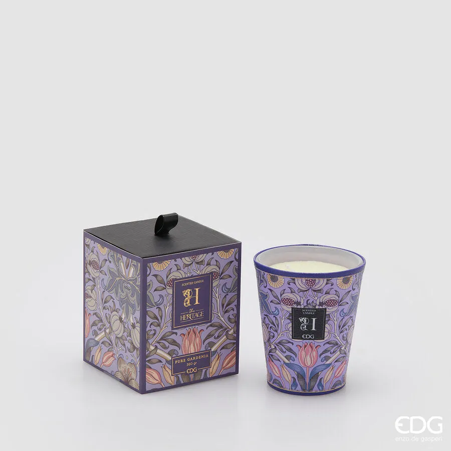 EDG Enzo De Gasperi Heritage Candle with Scent H 12 Cm Pure Gardenia