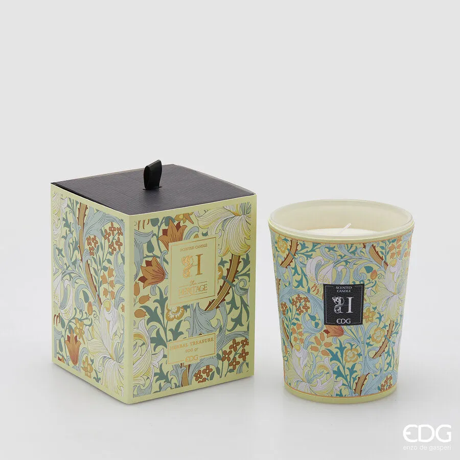 EDG Enzo De Gasperi Heritage Candle with Scent H 16 Cm Herbal Treasure