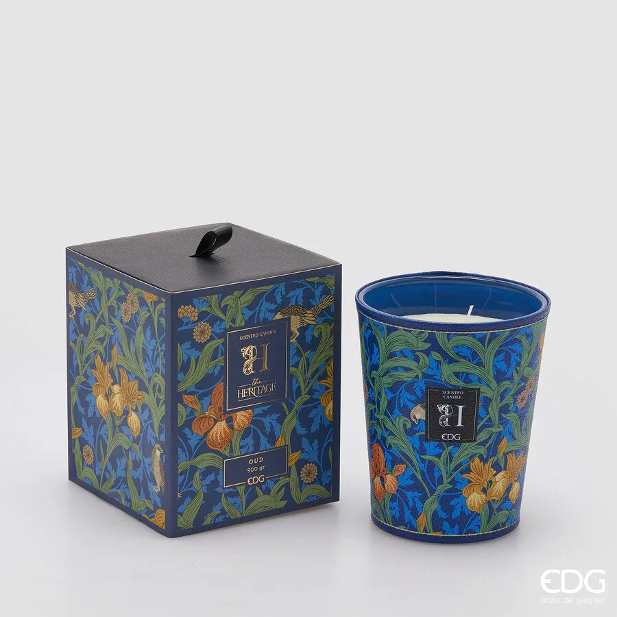 EDG Enzo De Gasperi Heritage Candle with Perfume H 16 Cm Oud