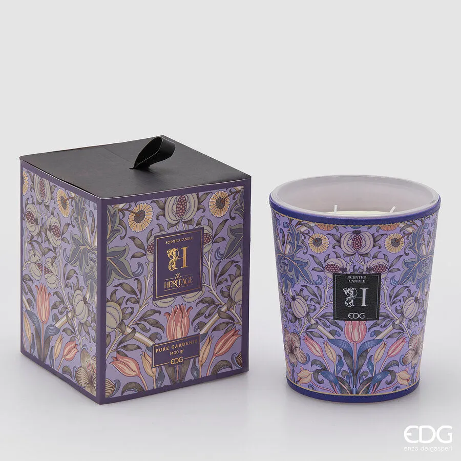 EDG Enzo De Gasperi Heritage Candle with Scent H 18 Cm Pure Gardenia