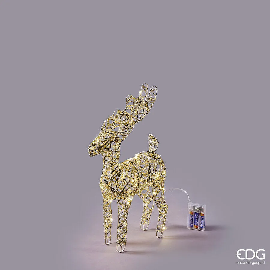 EDG Enzo De Gasperi Christmas Reindeer Decoration LED Intertwining 40