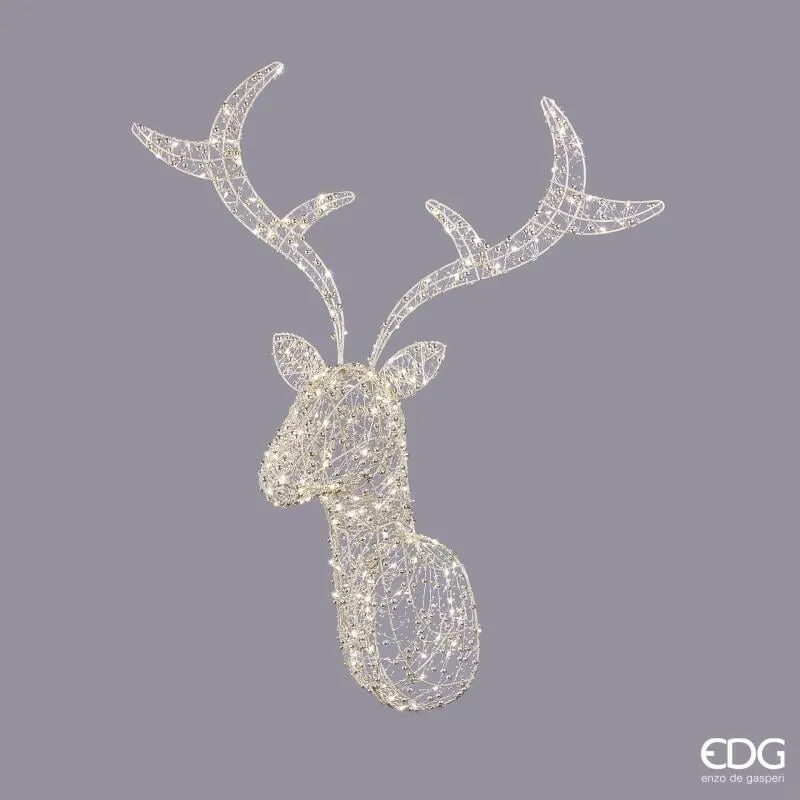 EDG Enzo De Gasperi Decoro Reindeer Pearls Christmas 200 MicroLed H 75