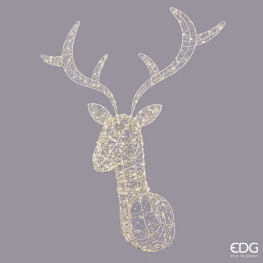 EDG Enzo De Gasperi Decoro Reindeer Pearls Christmas 300 MicroLed H 90